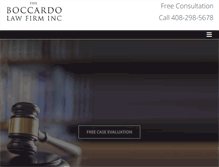 Tablet Screenshot of boccardo.com